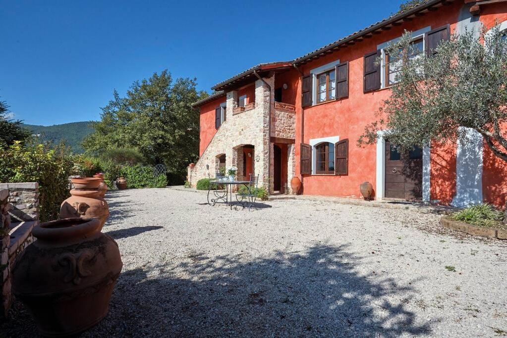Вілла Casale Rosso Castel San Felice Екстер'єр фото